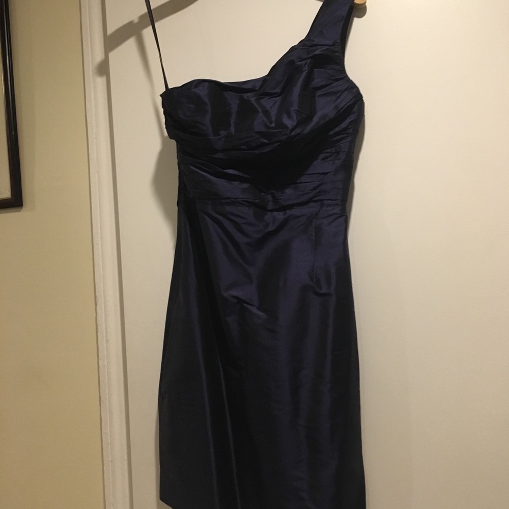 Navy blue cocktail dress